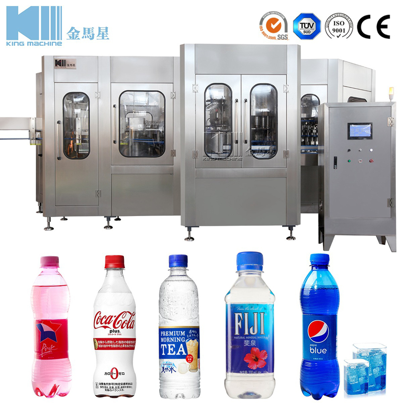 雪碧可樂(lè)芬達(dá)等含氣飲料灌裝機(jī)